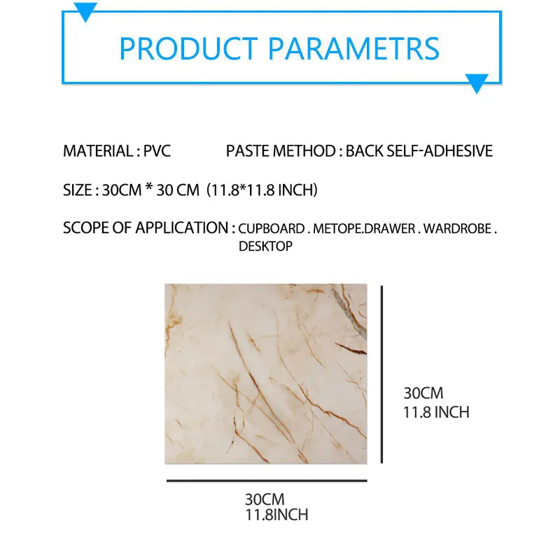 Marble Floor PVC Sticker