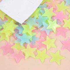 3D Glow Star Stickers