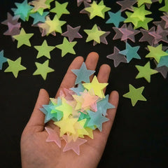 3D Glow Star Stickers