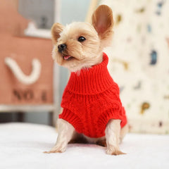 Knitted Dog Winter Clothes