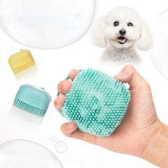 Silicone Pet Bath Brush Massager